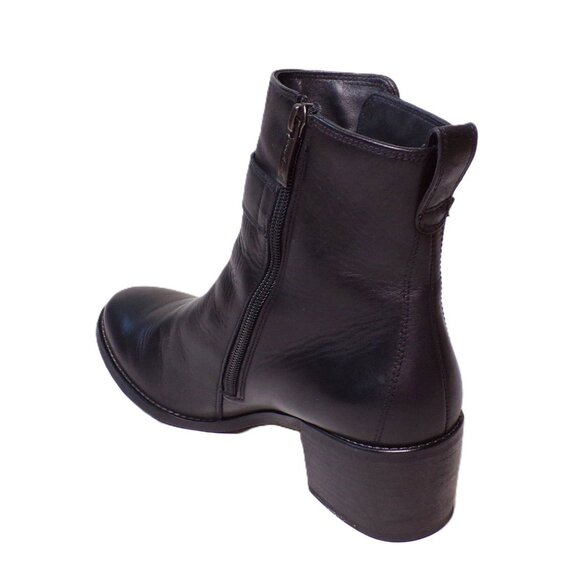 🆕PAUL GREEN Vanessa Block Heel Ankle Bootie Boot 8 Black - Picture 15 of 16
